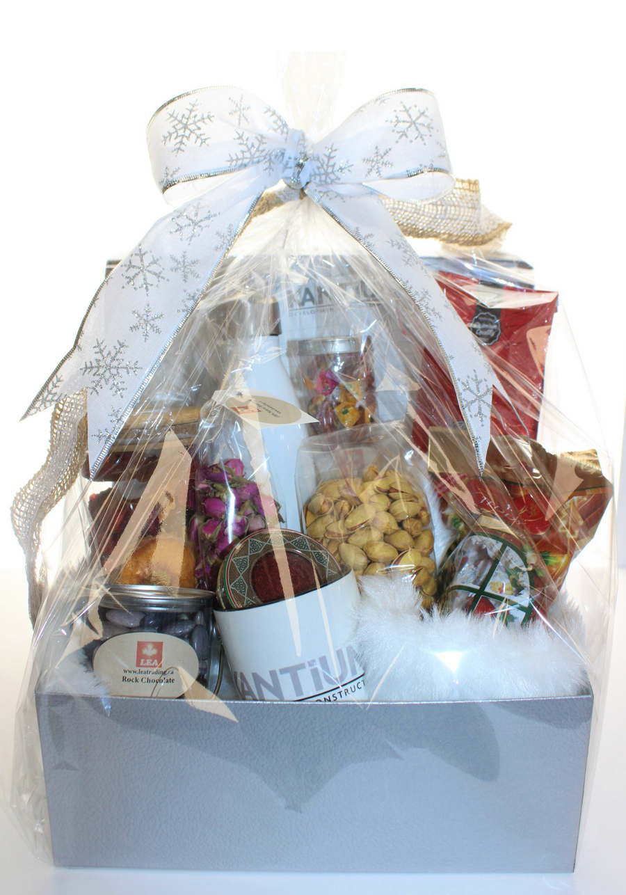 Gift Basket Code 0016 ( silver box )