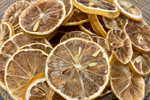 Dried Lemon Slices. No Added Sugar