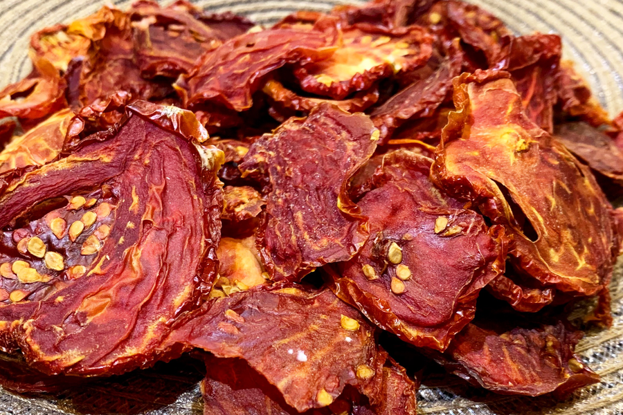 100% Natural Dried Tomato Slices. No Added Sugar