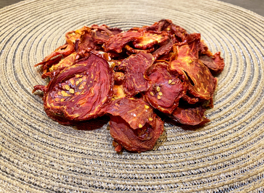 100% Natural Dried Tomato Slices. No Added Sugar